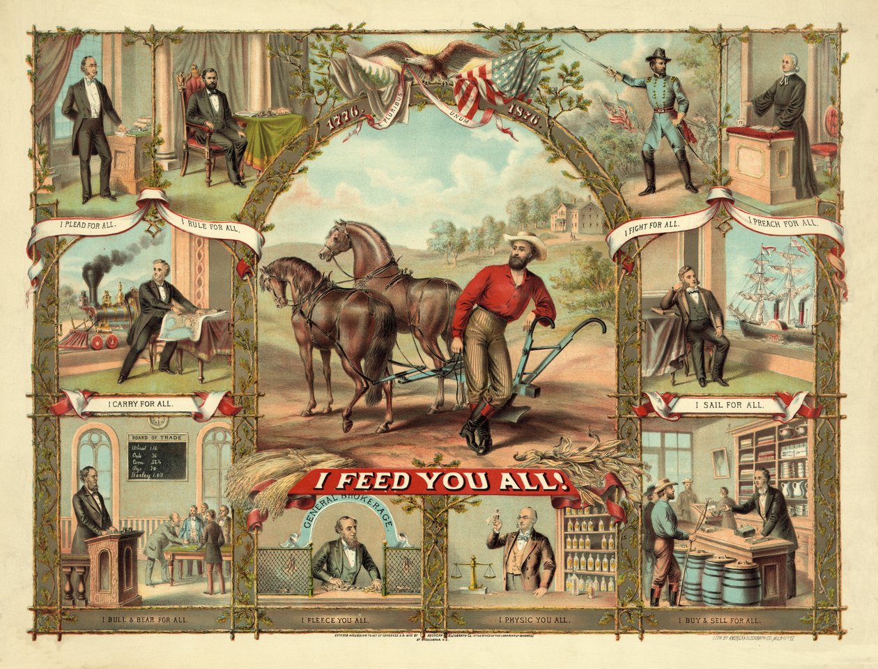 I Feed You All!, megjelent 1875 körül alkotó: American School