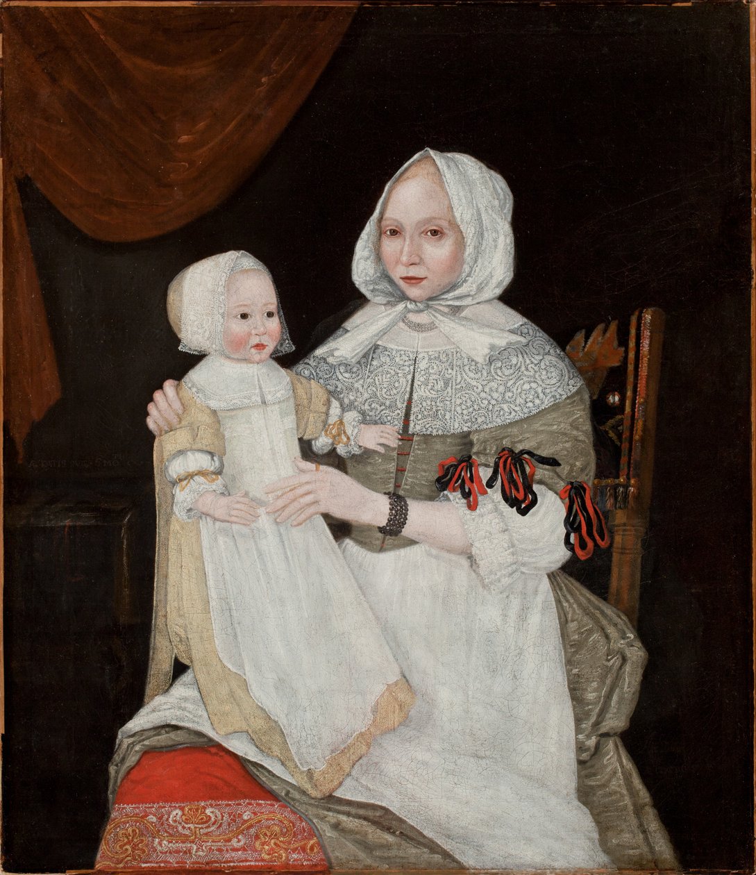 Mrs. Elizabeth Freake és Baby Mary, 1671–1674 körül (a párért lásd: 183405) alkotó: American School