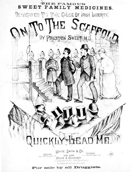 Az állványzatra gyorsan vezess engem, 1883 alkotó: American School