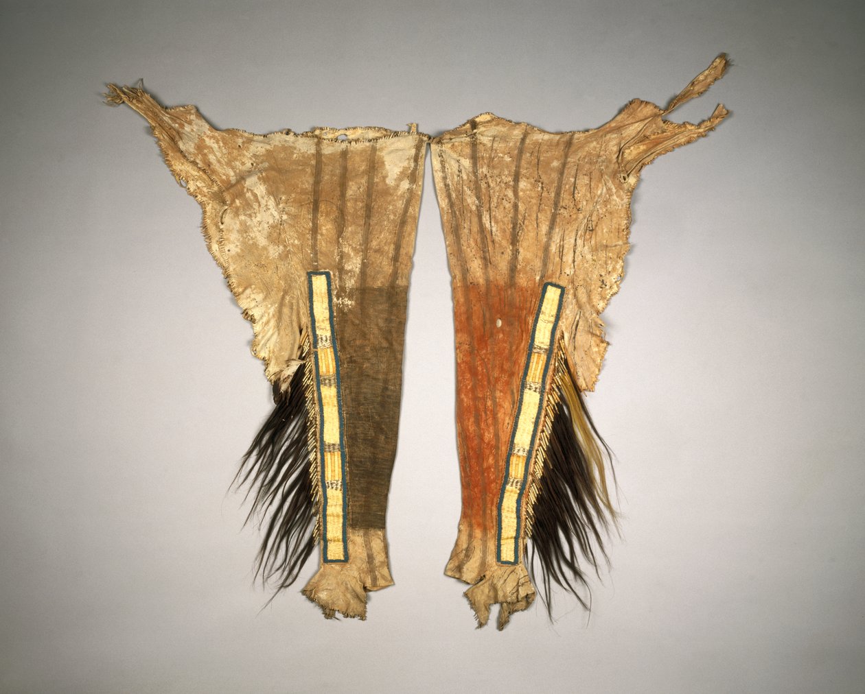 Leggings for Chiefs War Dress, Sioux, Yantonai, 1801-33 alkotó: American School
