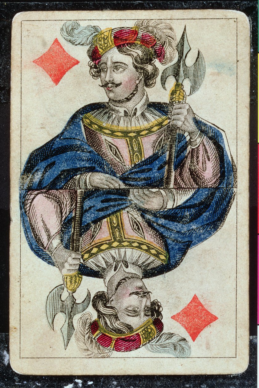 Játékkártya: Jack of Diamonds alkotó: American School