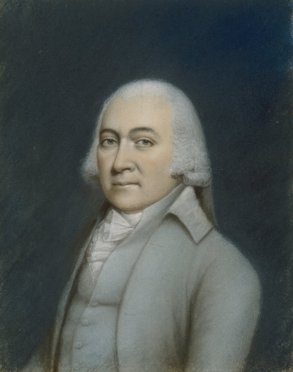 John Adams portréja, 1800-1832 körül (pasztell szürke papíron) alkotó: American School