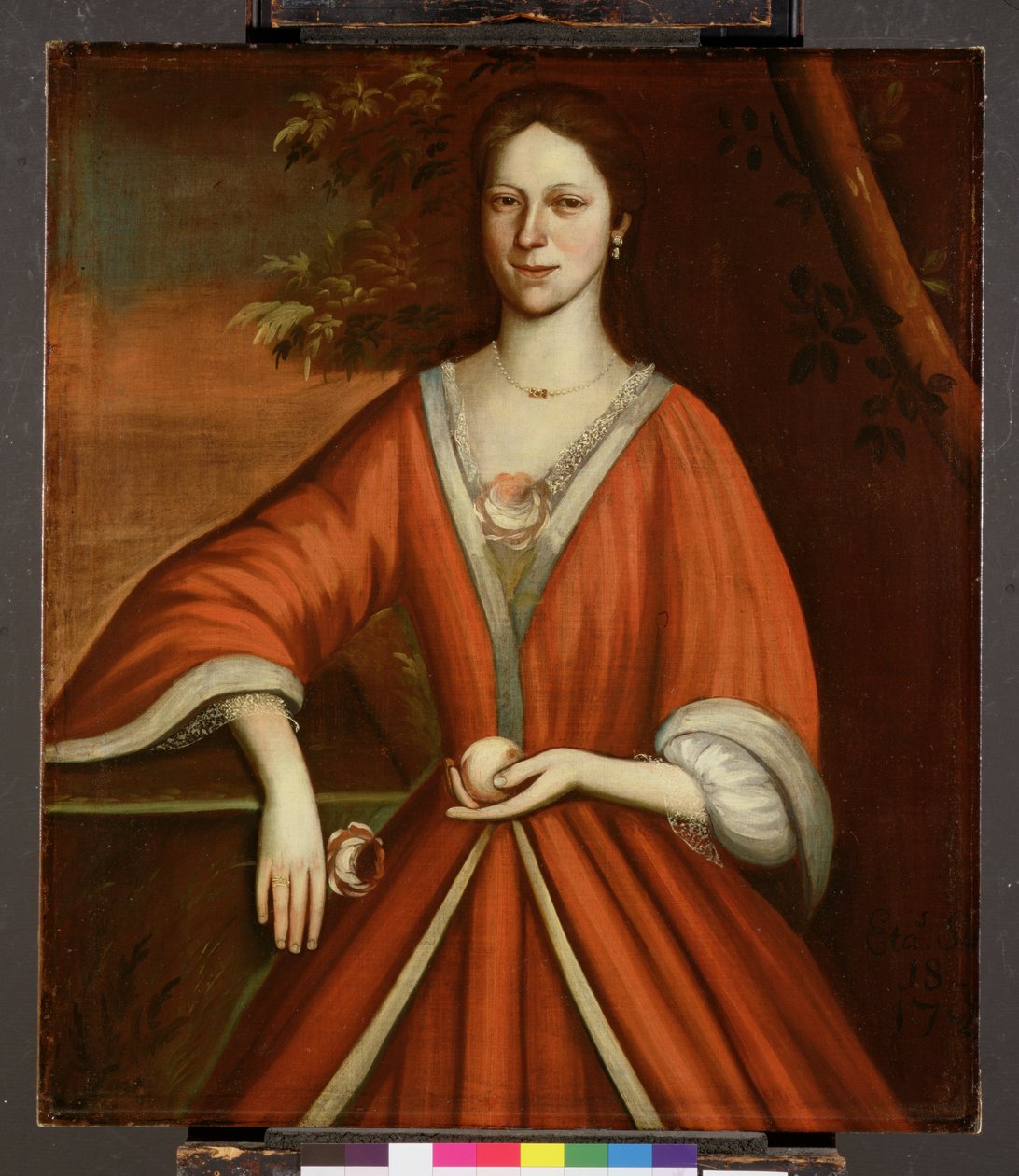 Lavinia van Vechten portréja, 1720 körül alkotó: American School