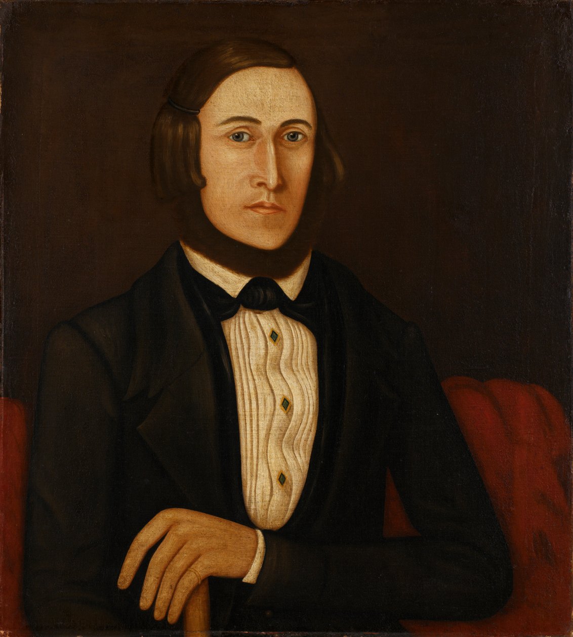Férfi portréja, 1850 körül alkotó: American School