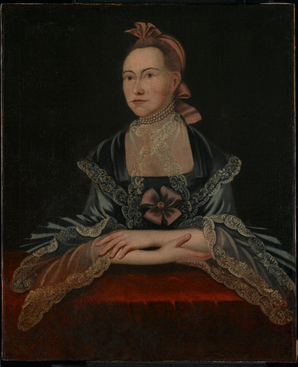 Női portré, 1765 körül alkotó: American School