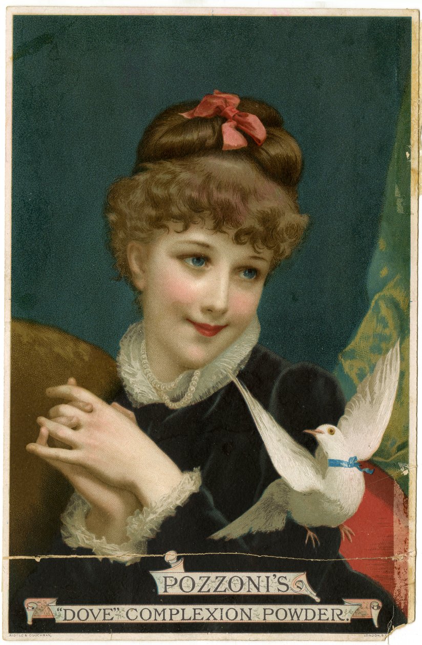 Pozzonis Dove Complexion Powder [kereskedelmi kártya recto] (színes litho [kereskedelmi kártya]) alkotó: American School