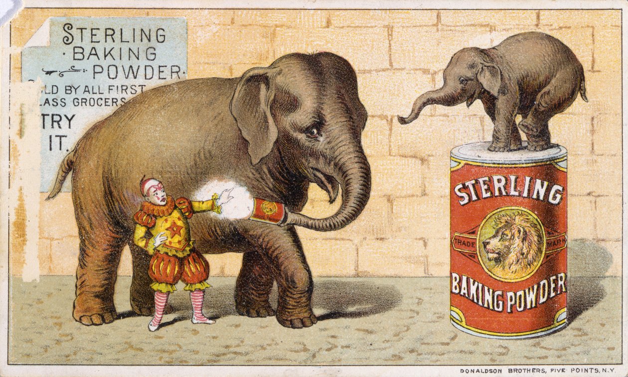 Sterling sütőpor (színes litho [tradecard]) alkotó: American School