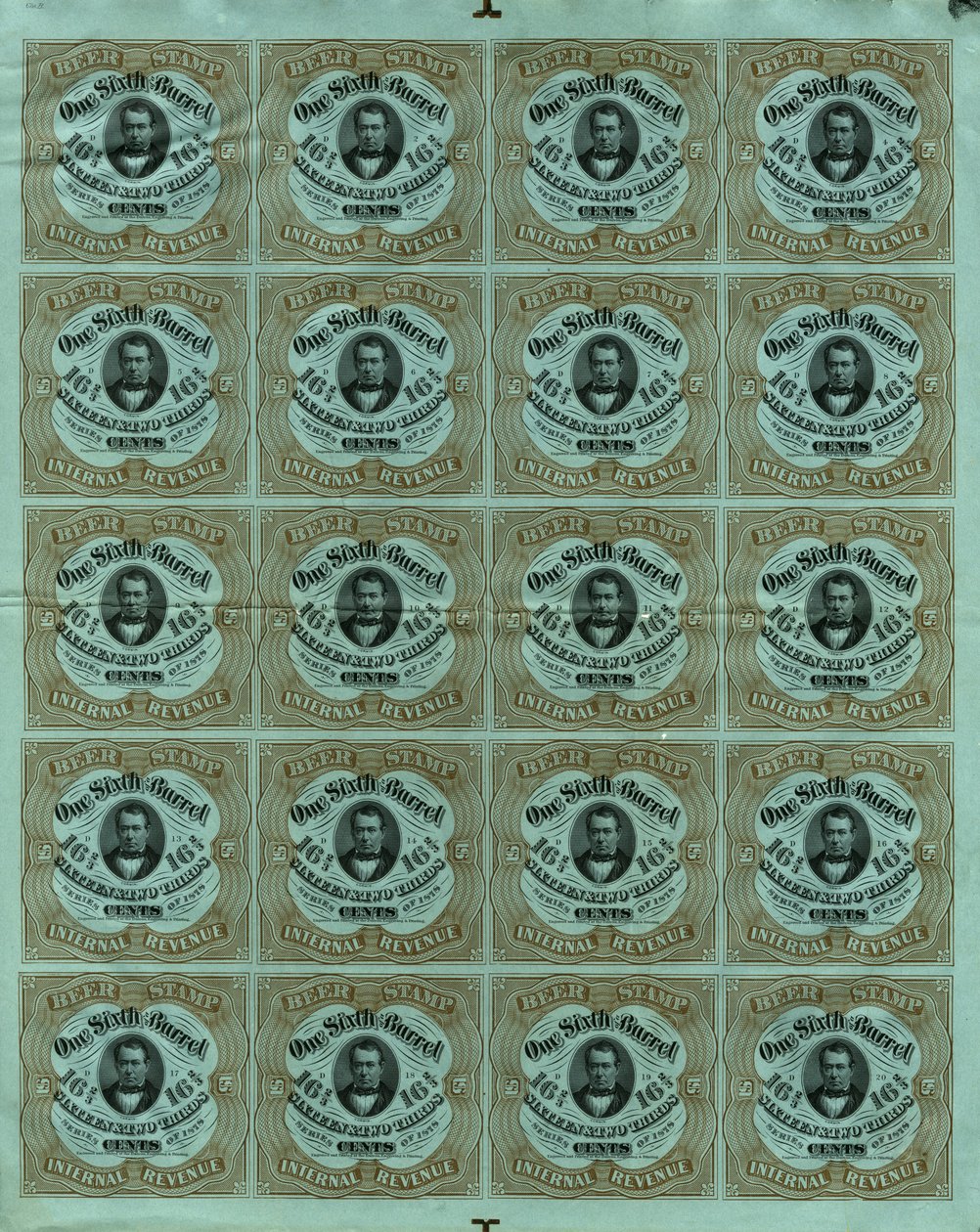 Adójegyek, 1878 alkotó: American School