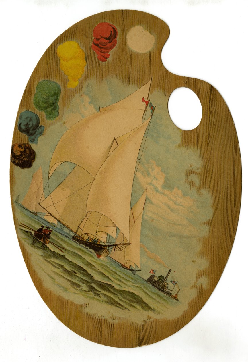 A Great Atlantic & Pacific Tea Company, a teák és kávék legnagyobb importőrei és kiskereskedői a világon (kivágott nyomtatott fa paletta) alkotó: American School