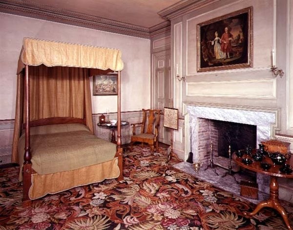 A juharfa szoba, Port Royal, Pennsylvania, 1762 alkotó: American School
