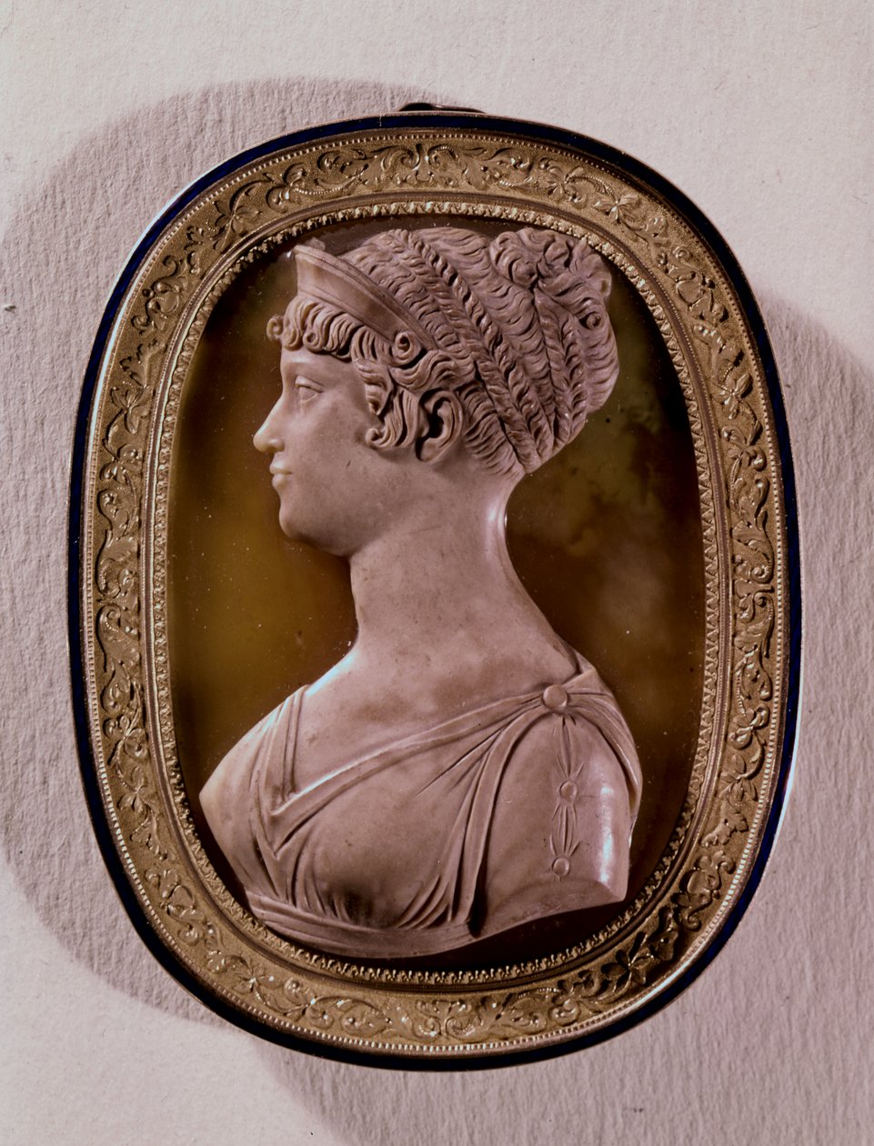 Carolina Augusta, II. Ferenc (1768-1835) osztrák király 4. felesége (ónix) kámeája (ónix) alkotó: Austrian School