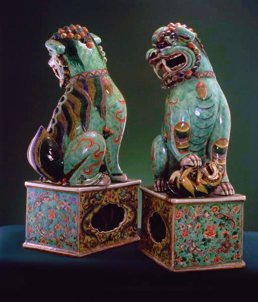 Fu-kutyák, a hit védelmezői (porcelán) alkotó: Chinese School