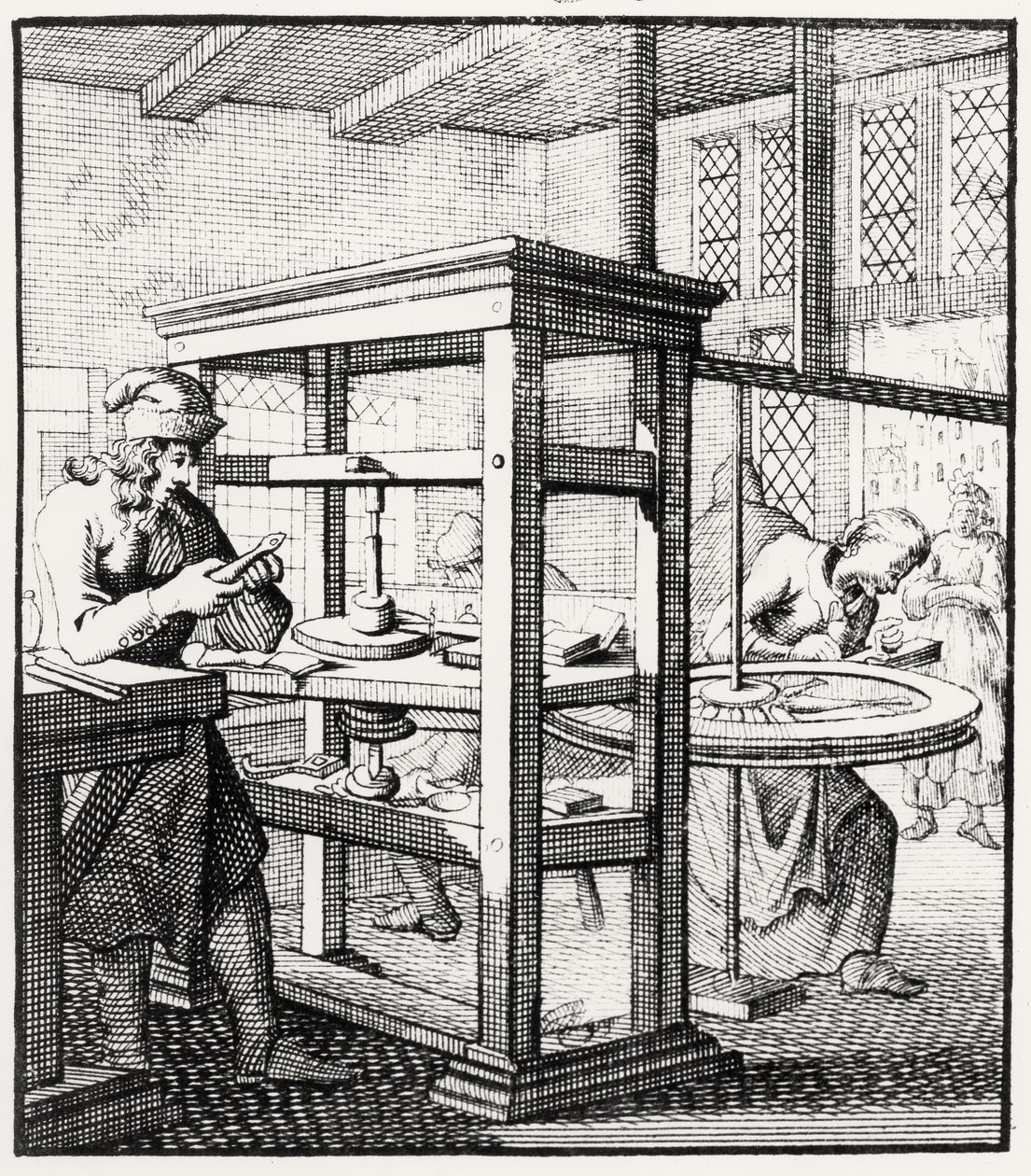 A gyémántcsiszoló, 1718 alkotó: Dutch School