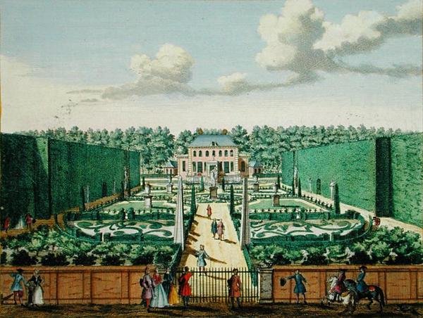 Watervliet, a Het Zeganplant Kennemerlantból, Hendrick de Leth és Matthias Brouerius Van Nidek, megjelent 1700-1730 körül (lásd még: 172313, 172314) alkotó: Dutch School