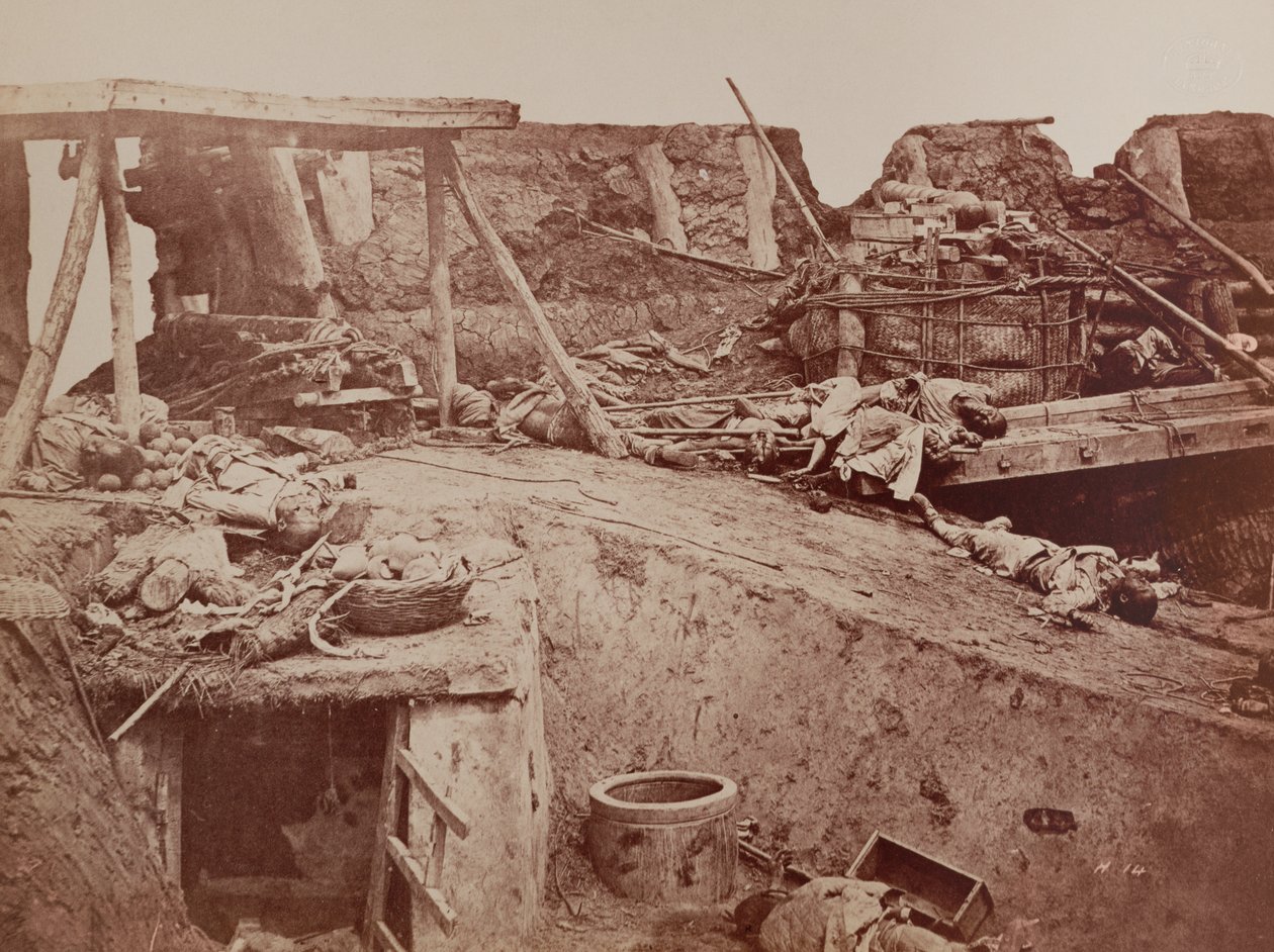 Egy angol-francia erőd a második kínai háború csata után, Peking, 1860 alkotó: English Photographer