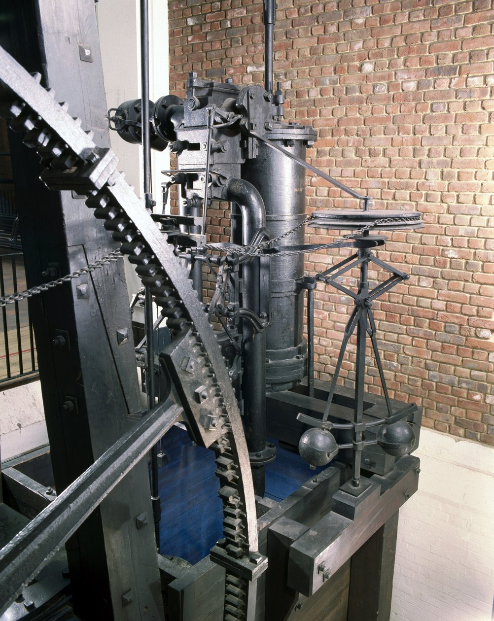 Boulton and Watts forgómotor, 1788 (fém) alkotó: English School