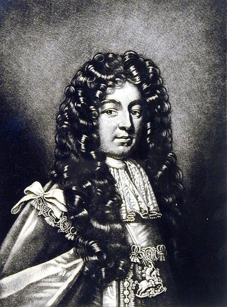 Charles Seymour (1662-1748) Somerset hercege, illusztráció a brit történelemben illusztris karakterek portréiból, metszett: Robert Dunkarton (1744-kb. 1817) (mezzotint) alkotó: English School