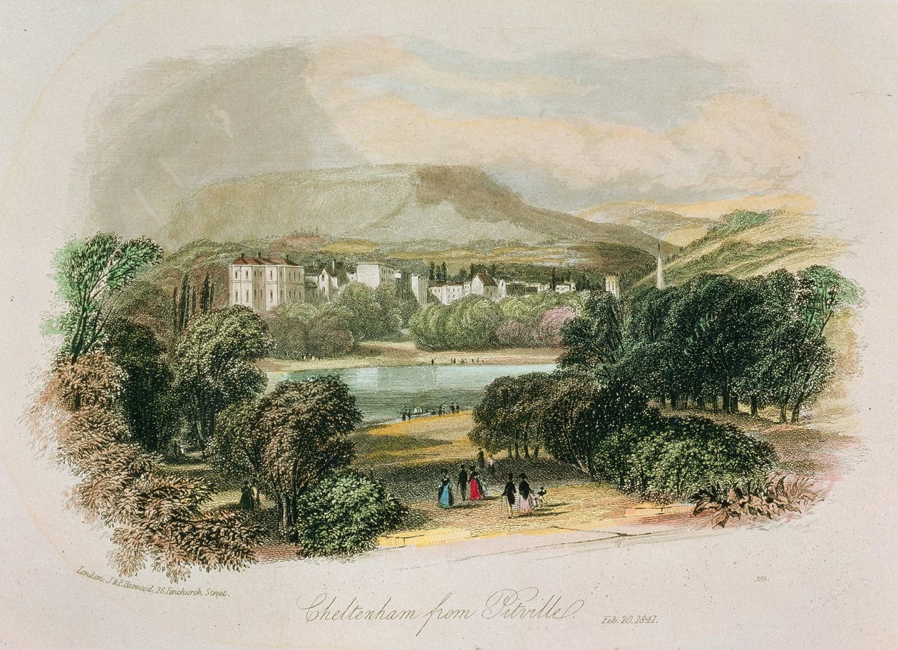 Cheltenham: Pittville-ből, 1841 alkotó: English School