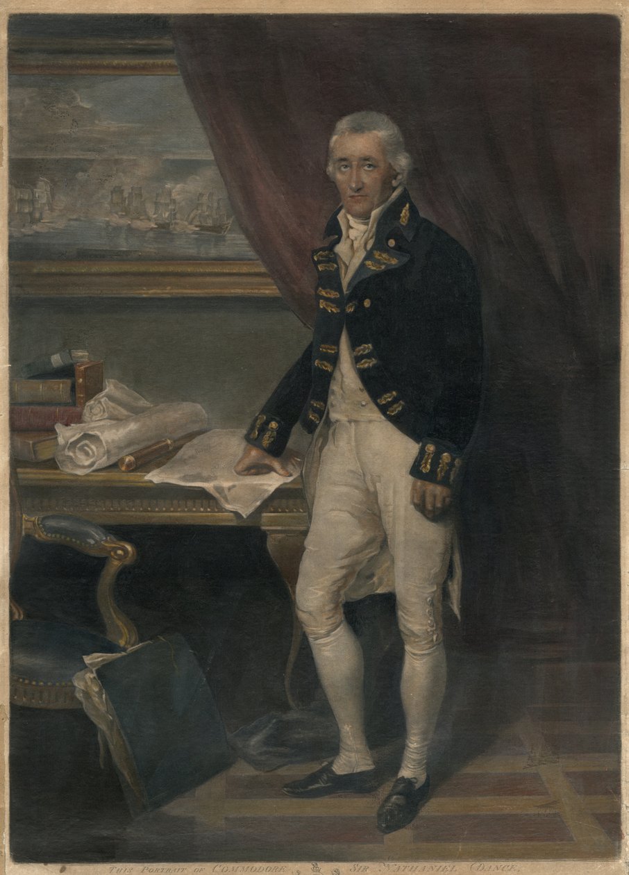 Commodore Sir Nathaniel Dance alkotó: English School
