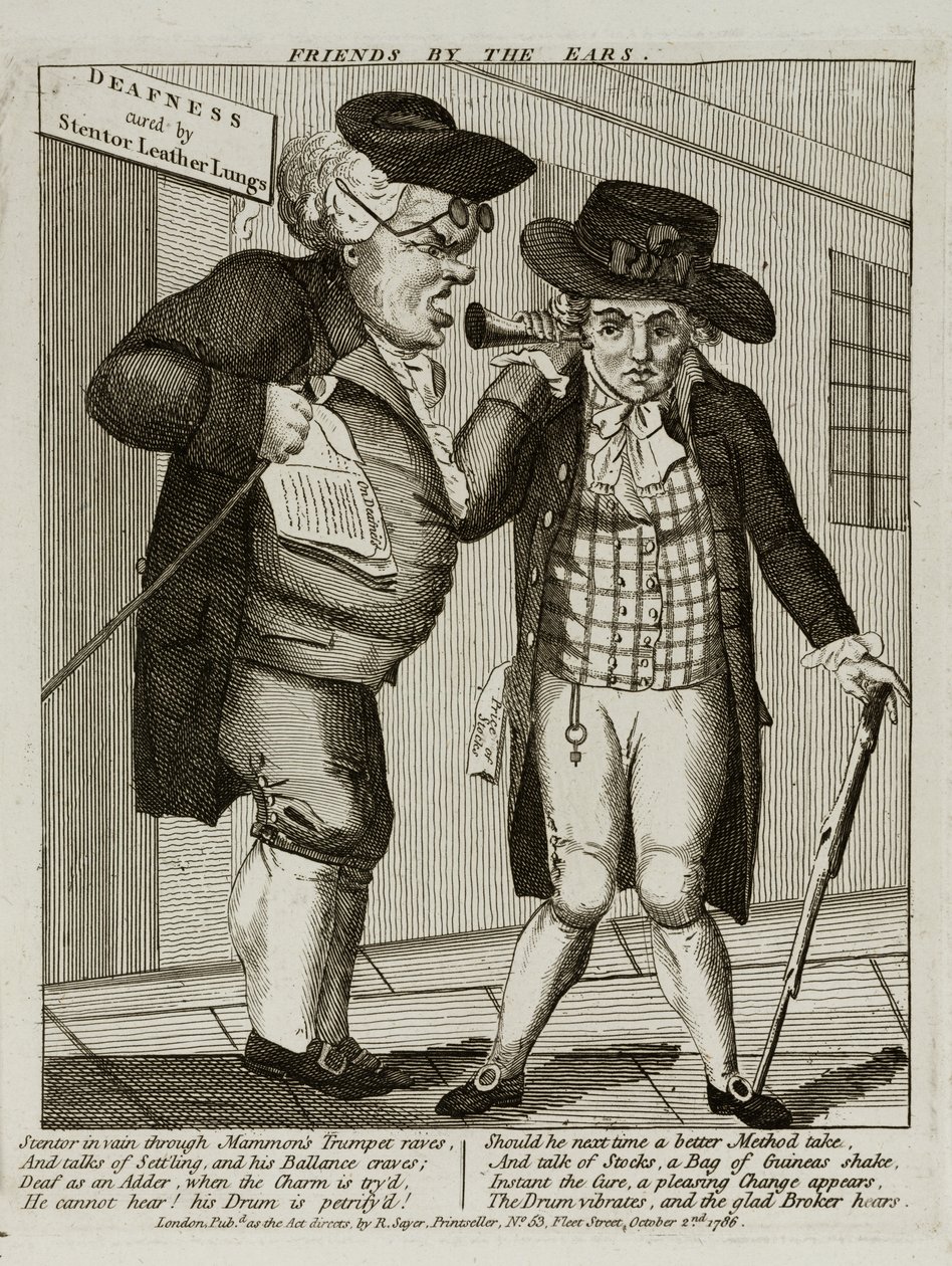 Fülbarátok, 1786 alkotó: English School