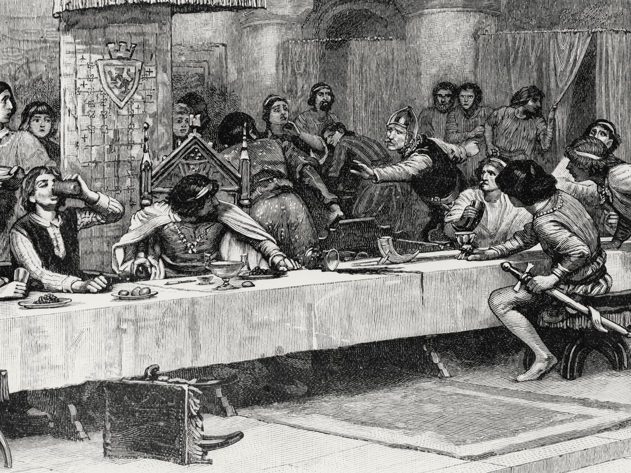 Balliols karácsonyi vacsorájának megszakítása alkotó: English School