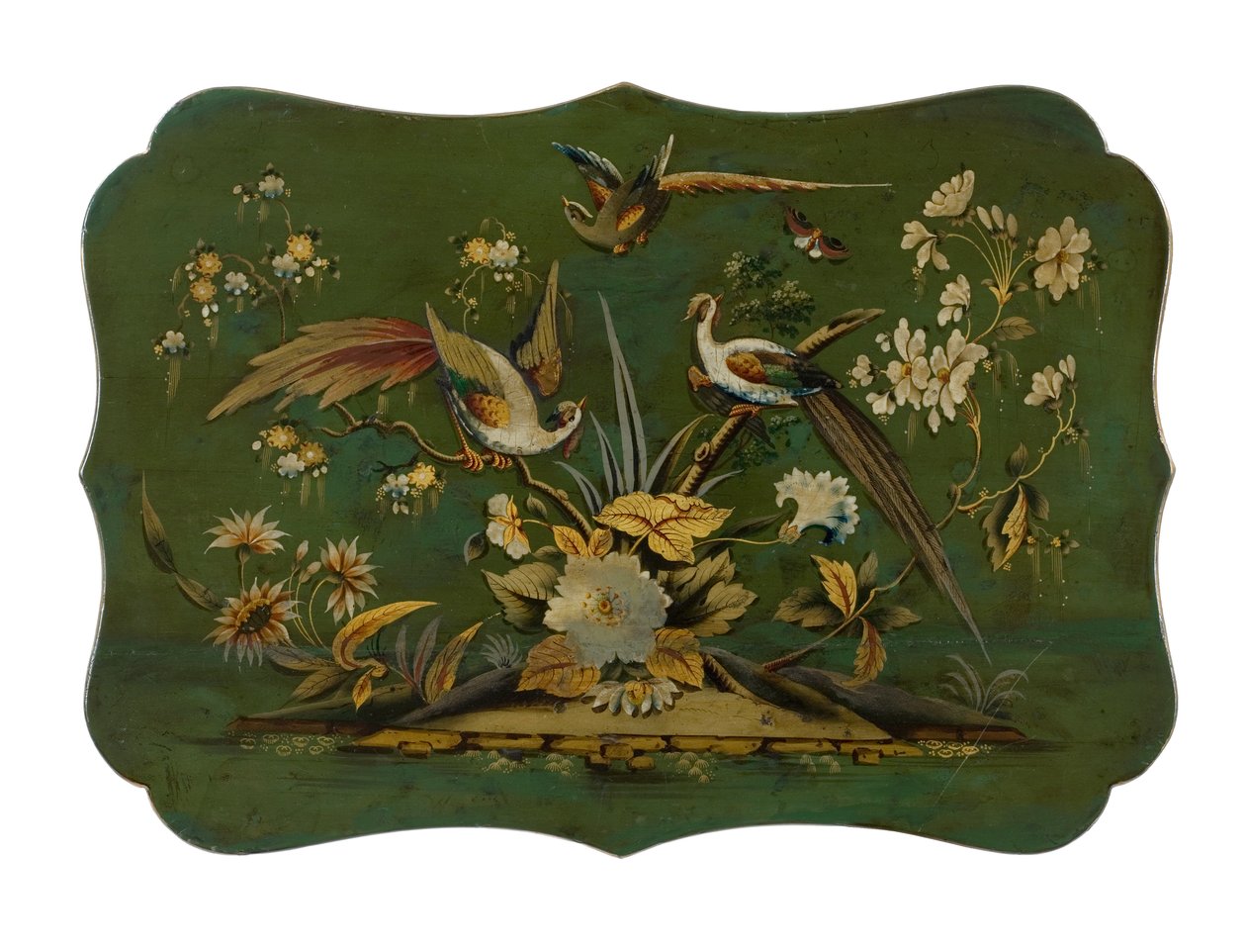 Japán asztal, részlet, 1830-40 körül (bükk) alkotó: English School
