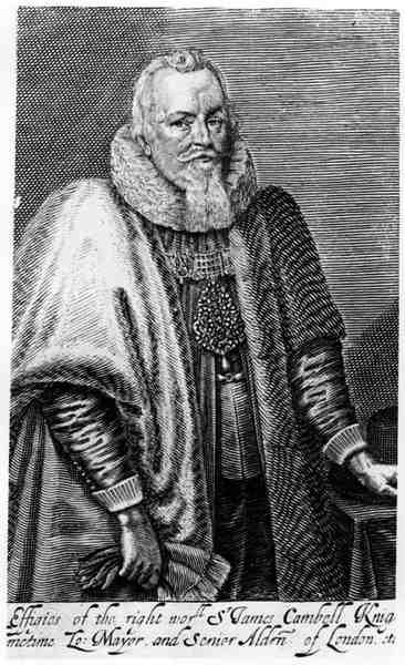 Sir James Cambell (1570-1642) portréja alkotó: English School