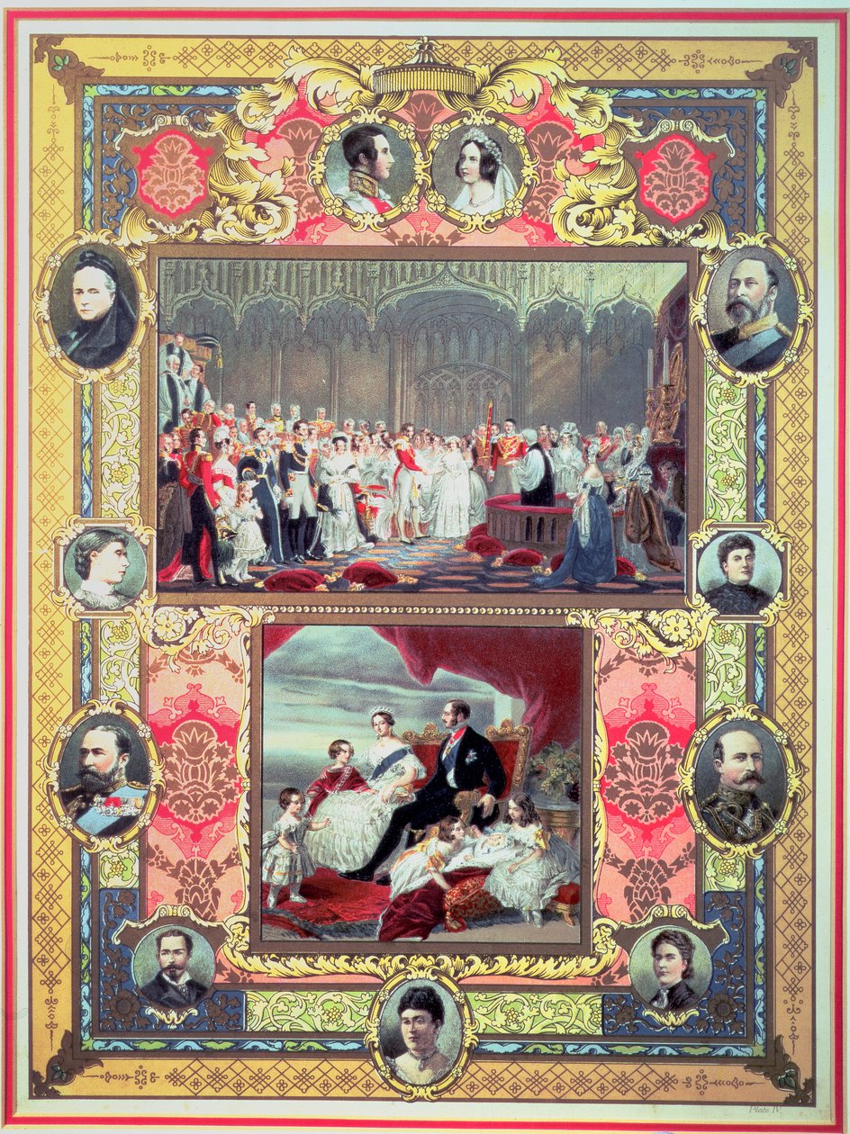 Viktória királynő (1819-1901): esküvője és gyermekei alkotó: English School