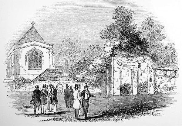Wolvesey kastély és palota romjai, Winchester, 1845 alkotó: English School