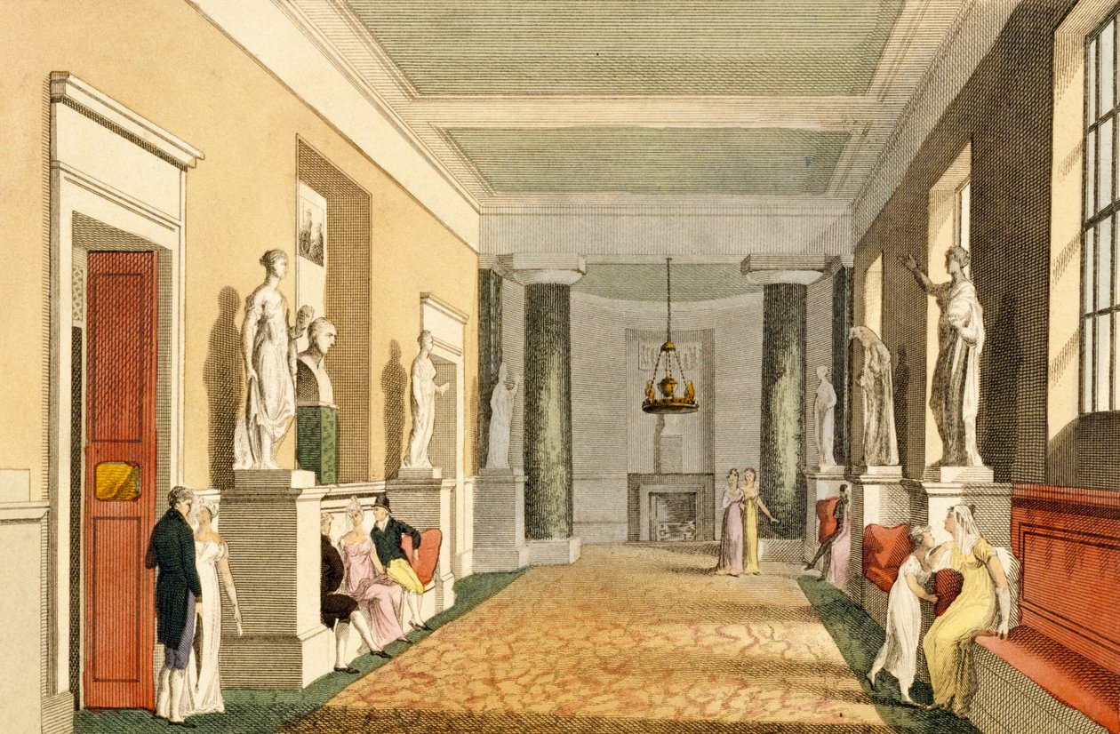 Saloon to the Private Boxes, Covent Garden Theatre, Ackermanns Microcosm of London, 1810 (akvatinta) alkotó: English School