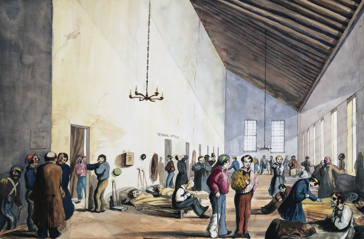 Scutari Kórház, Törökország, 1857 (wc papíron) alkotó: English School