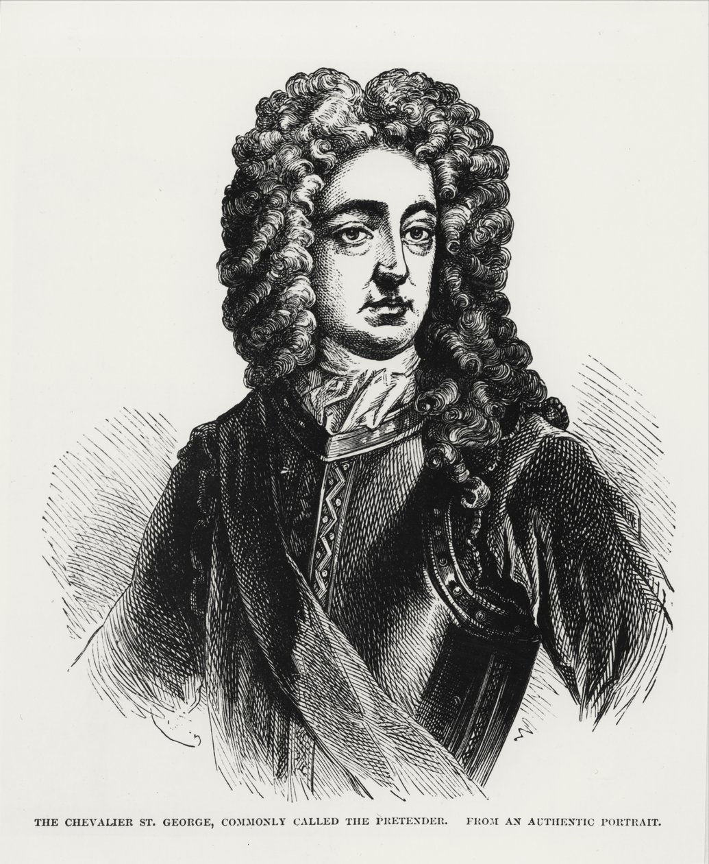 The Chevalier St. George, közismert nevén The Pretender (1688-1766) alkotó: English School