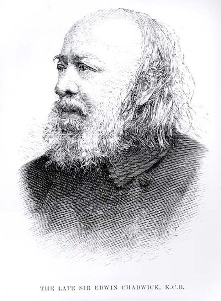 A néhai Sir Edwin Chadwick (1800-90) alkotó: English School