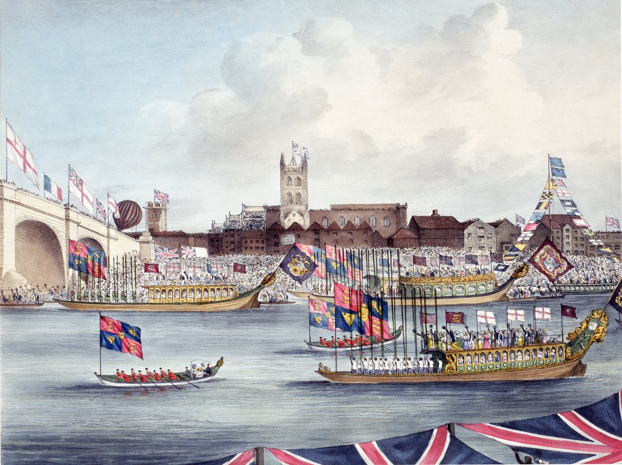A New London Bridge megnyitása, 1831. augusztus 1 alkotó: English School