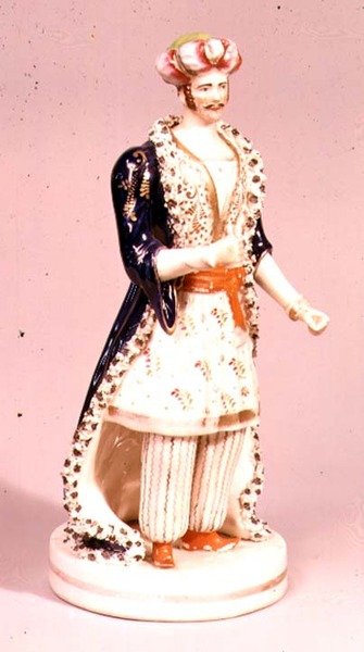 Színházi figura: John Lloyd of Shelton, 1840 körül (kerámia) alkotó: English School