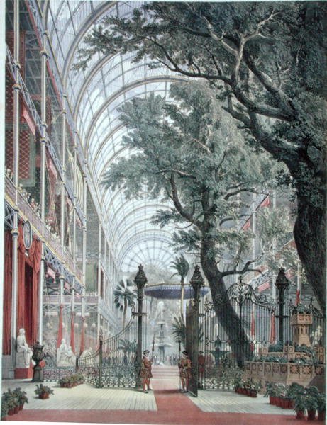 Várjuk a királynőt, Dickinsons Comprehensive Pictures of the Great Exhibition of 1851-ből, 1854-ben (lásd: 194669) alkotó: English School