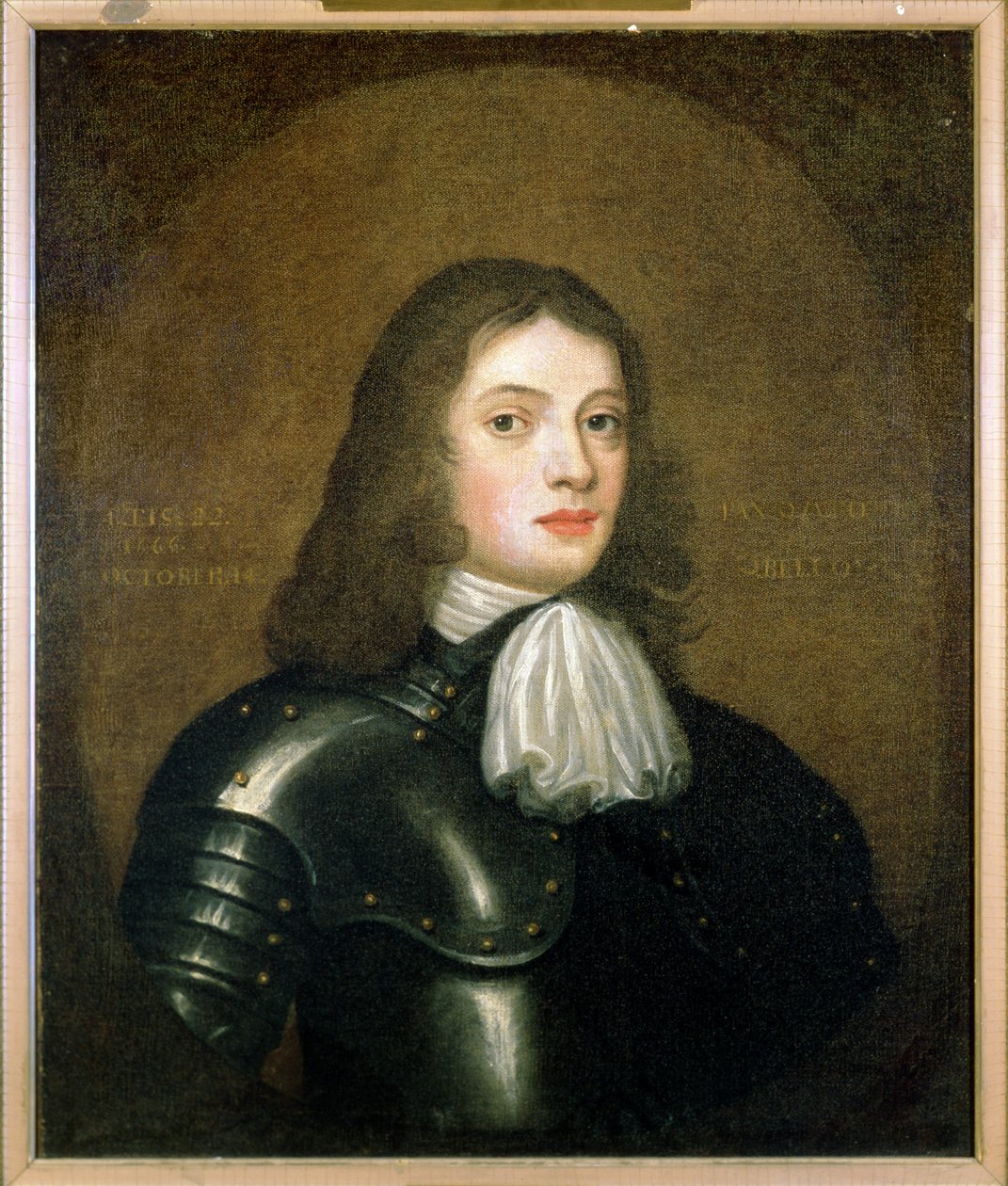 William Penn (1644-1718) Páncélban, 22 éves, 1666 alkotó: English School