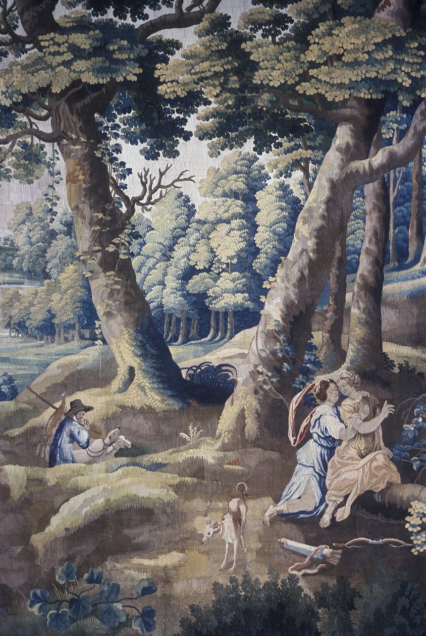 Jelenet a Life at Country Mansion gobelinsorozatból (textil) (lásd még: 1275717) alkotó: Flemish School