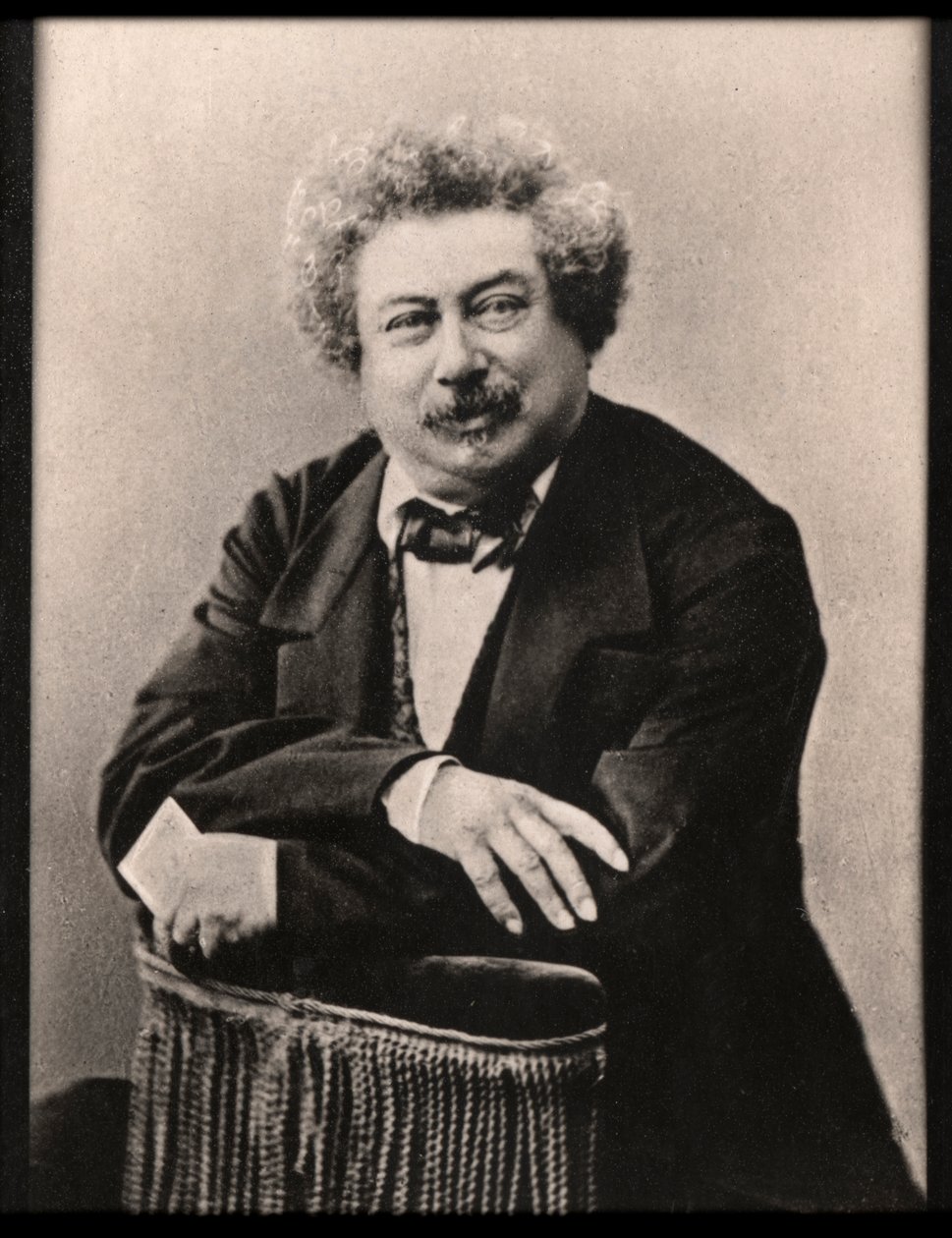 Alexandre Dumas (1802-1870) francia író portréja. alkotó: French Photographer