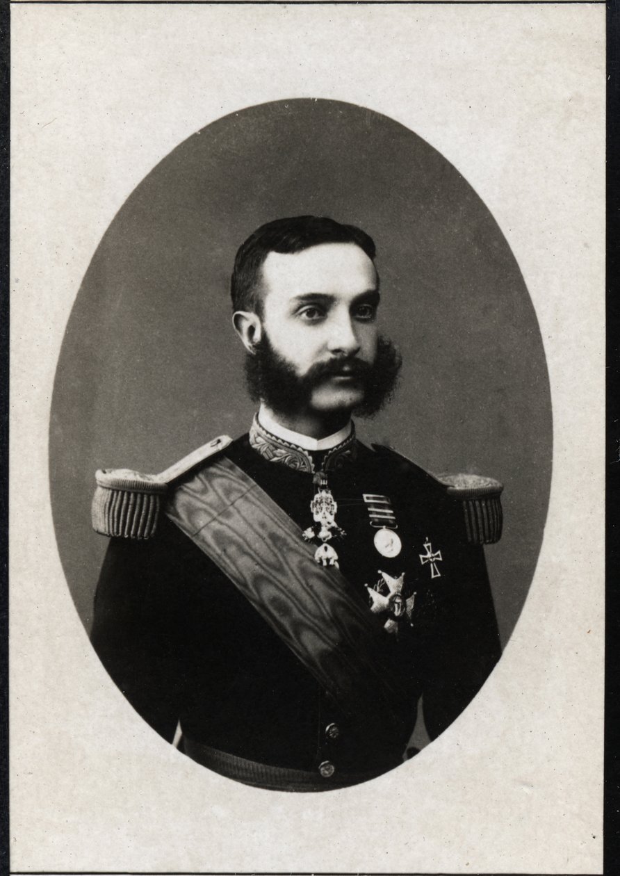 XII. Alfonz spanyol (1857-1885), spanyol király portréja. alkotó: French Photographer