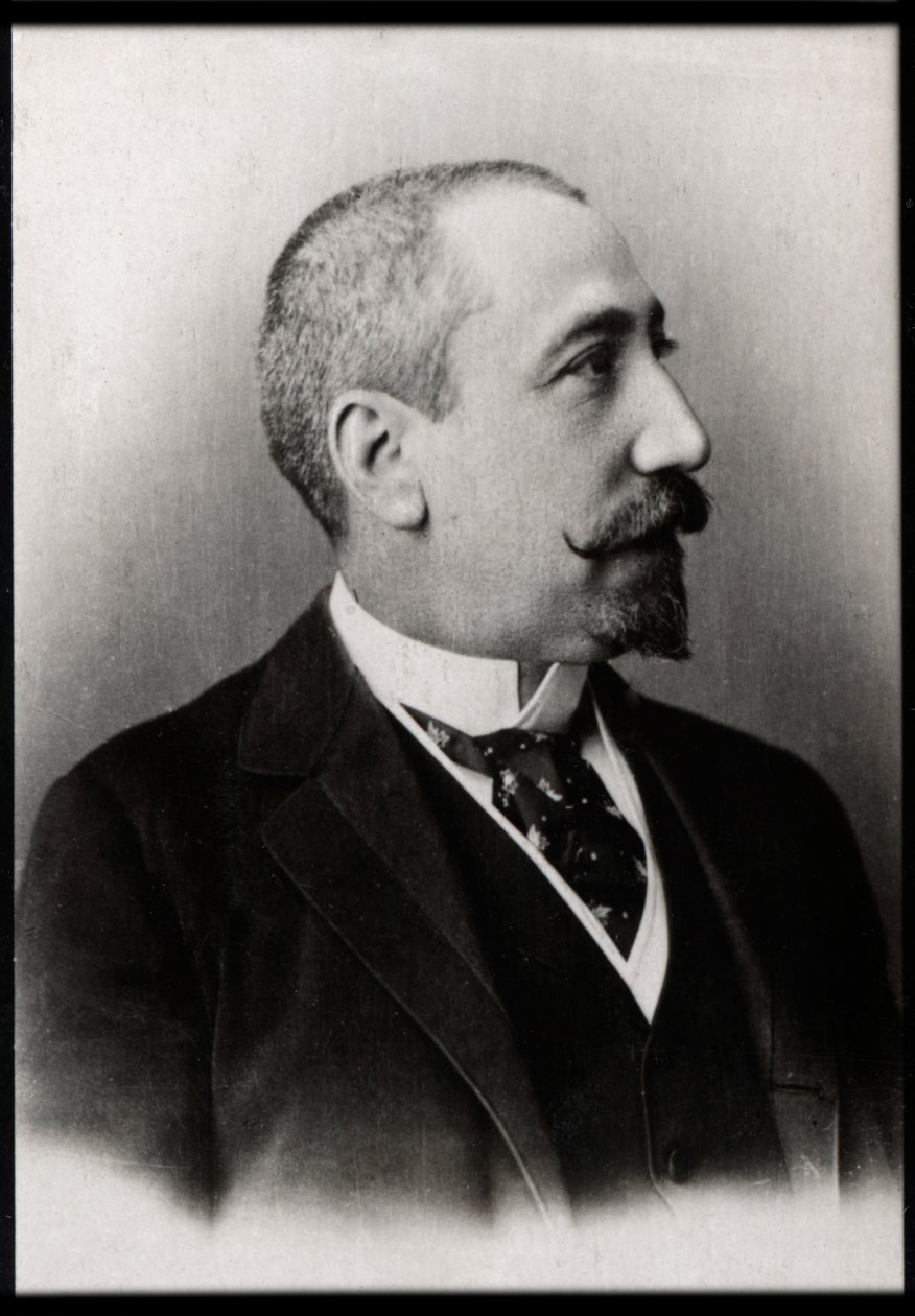 Anatole France (1844-1924) francia költő, újságíró és regényíró portréja. alkotó: French Photographer