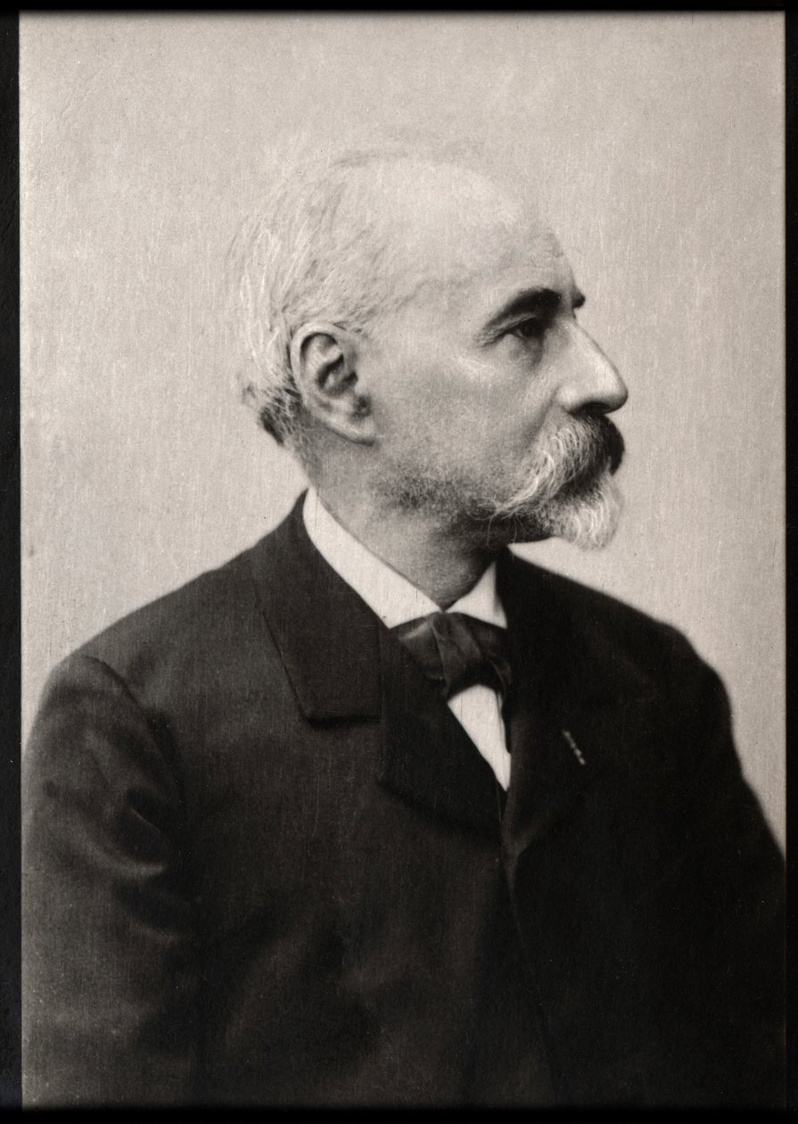 Andre Theuriet (1833-1907) francia költő és regényíró portréja. alkotó: French Photographer