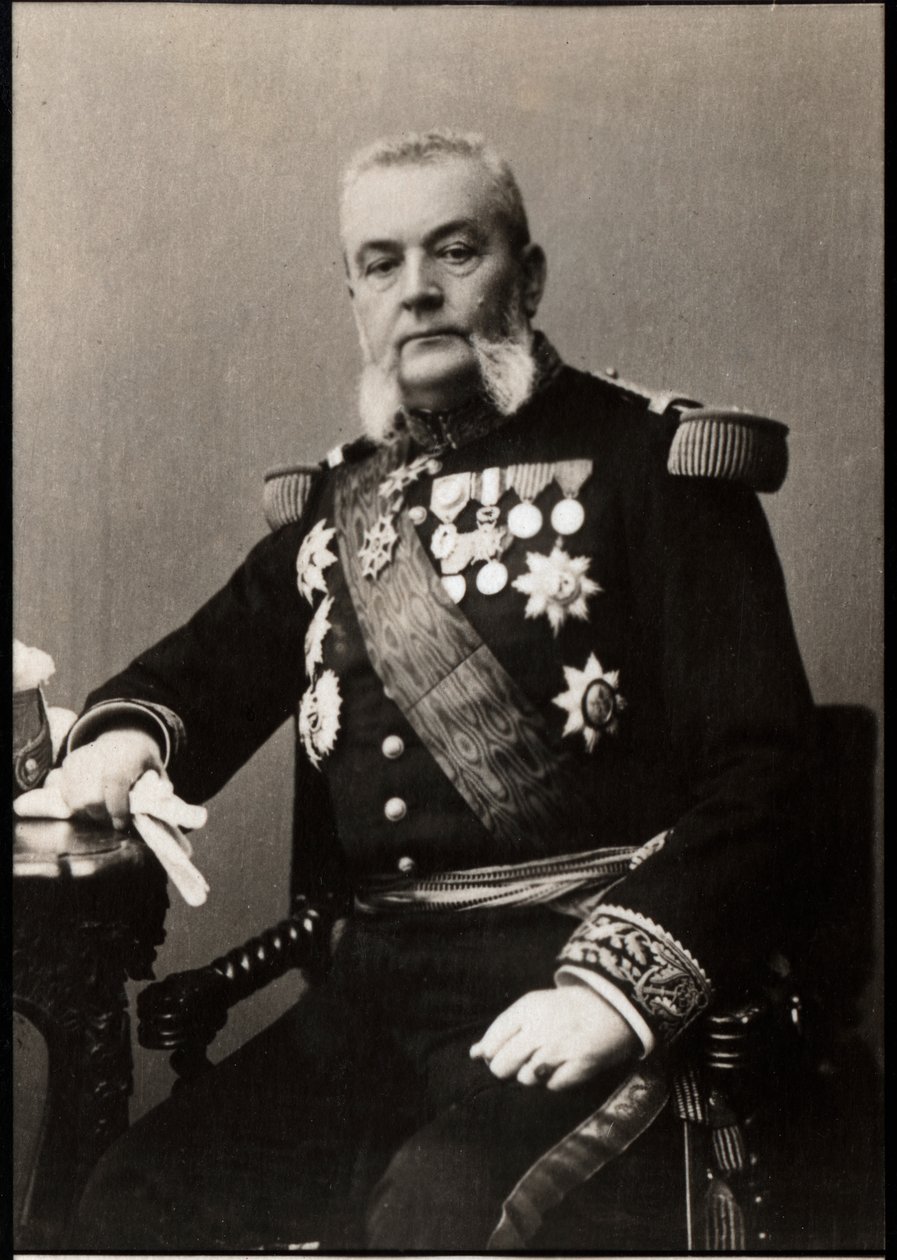 Armand Besnard (1833-1903) francia tengernagy portréja. alkotó: French Photographer