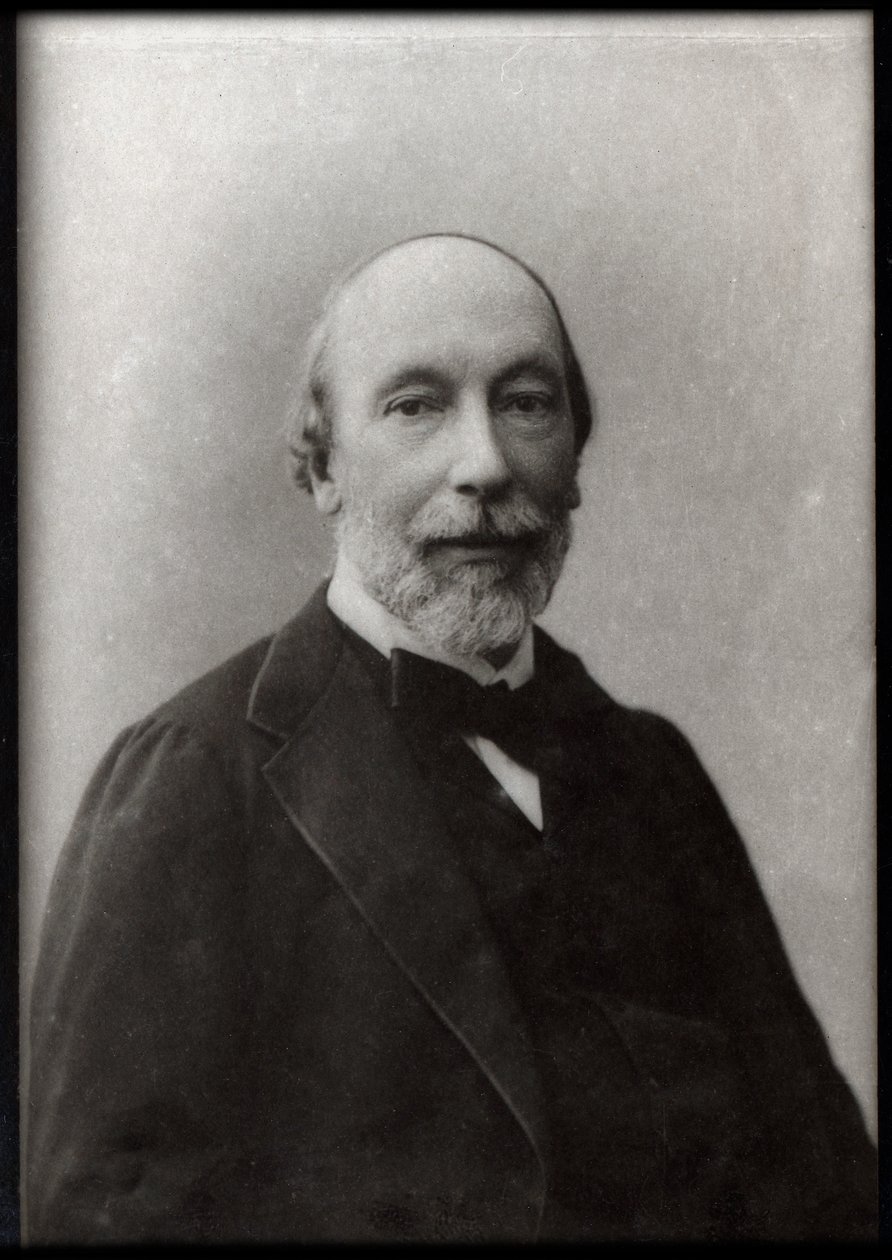 Auguste Vacquerie (1819-1895) francia újságíró és író portréja. alkotó: French Photographer