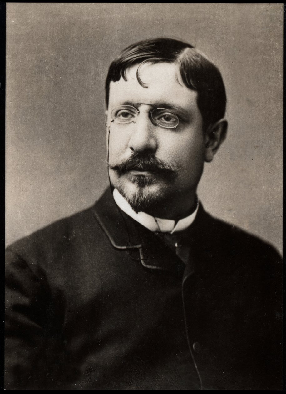 Benjamin Constant (1845-1902) francia festő és rézkarc portréja. alkotó: French Photographer