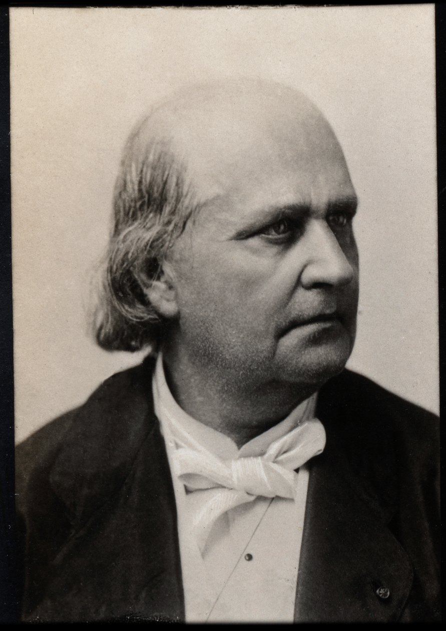 Charles Marie Leconte de Lisle (de lIsle) (1818-1894), francia költő portréja. alkotó: French Photographer