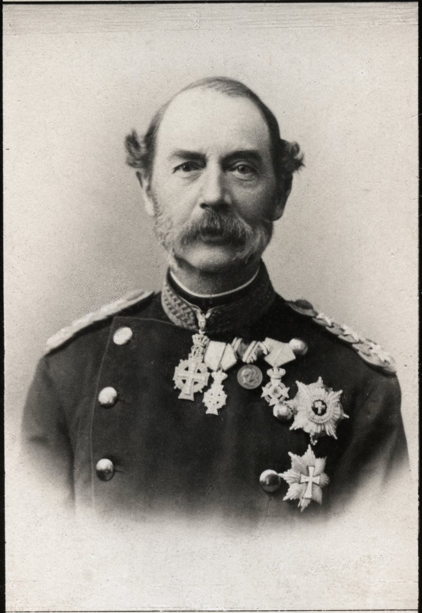 IX. keresztény dán (1818-1906), dán király portréja. alkotó: French Photographer