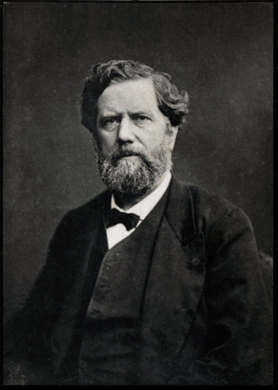 Edme Felix Alfred Vulpian (1826-1887) francia orvos és neurológus portréja. alkotó: French Photographer