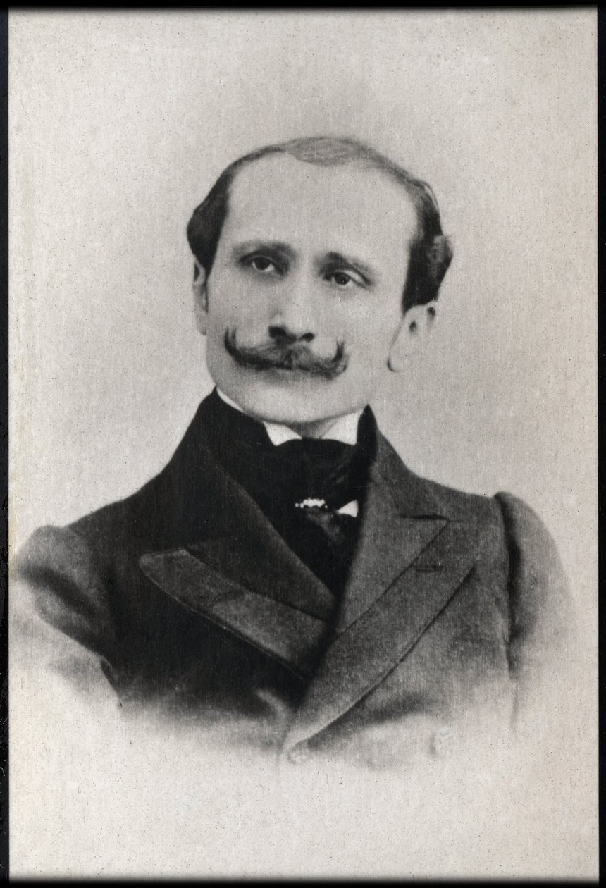 Edmond Rostand (1868-1918) francia költő és drámaíró portréja. alkotó: French Photographer