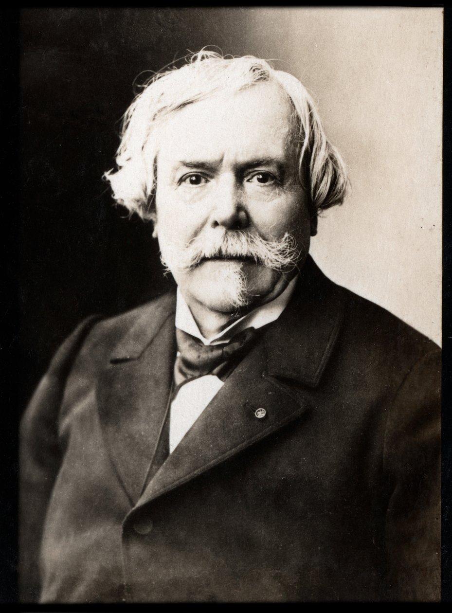 Edmond de Goncourt (1822-1896), francia író, az Academie Goncourt alapítójának portréja. alkotó: French Photographer
